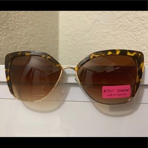 Betsey Johnson Louise Tortoise Sunglasses